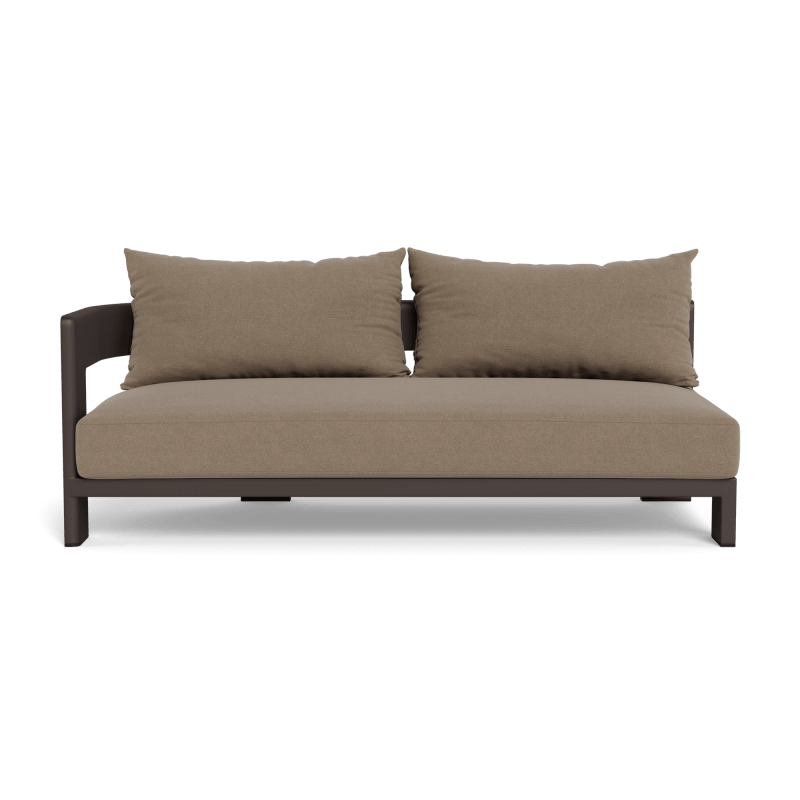 Victoria Aluminum 2 Seat 1 Arm Left