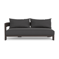 Victoria Aluminum 2 Seat 1 Arm Left