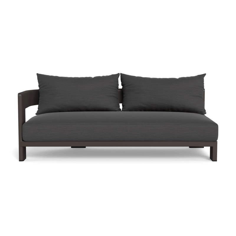 Victoria Aluminum 2 Seat 1 Arm Left