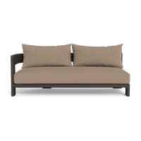 Victoria Aluminum 2 Seat 1 Arm Left