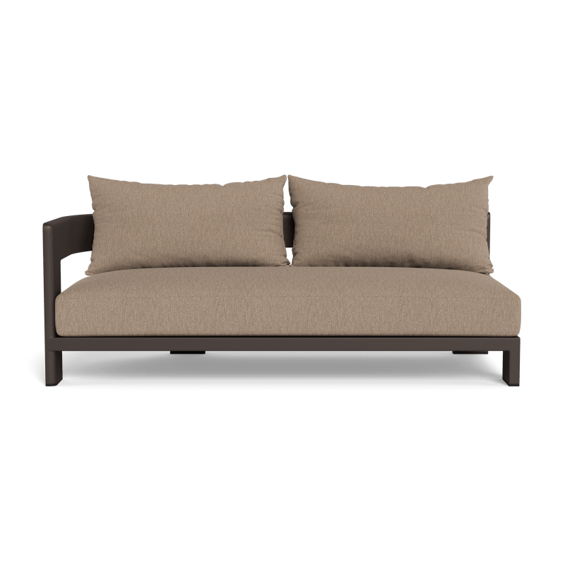Victoria Aluminum 2 Seat 1 Arm Left
