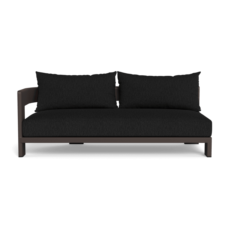Victoria Aluminum 2 Seat 1 Arm Left