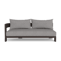 Victoria Aluminum 2 Seat 1 Arm Left