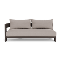 Victoria Aluminum 2 Seat 1 Arm Left