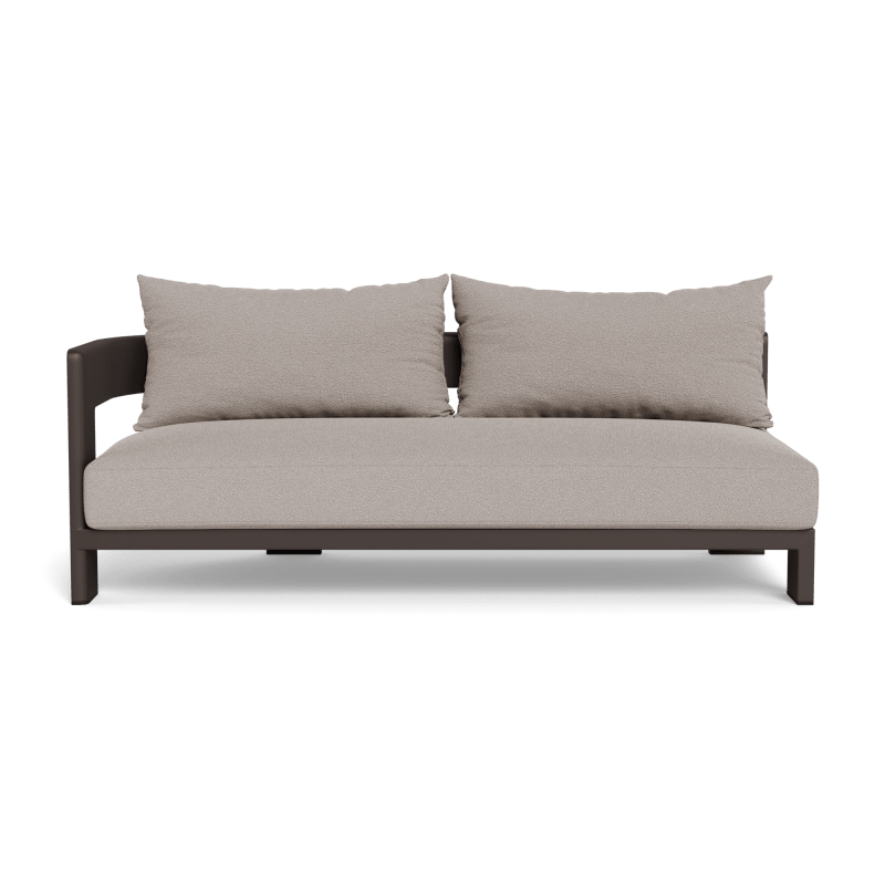 Victoria Aluminum 2 Seat 1 Arm Left