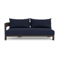 Victoria Aluminum 2 Seat 1 Arm Left