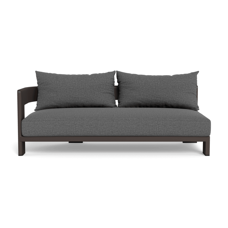 Victoria Aluminum 2 Seat 1 Arm Left