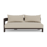 Victoria Aluminum 2 Seat 1 Arm Left