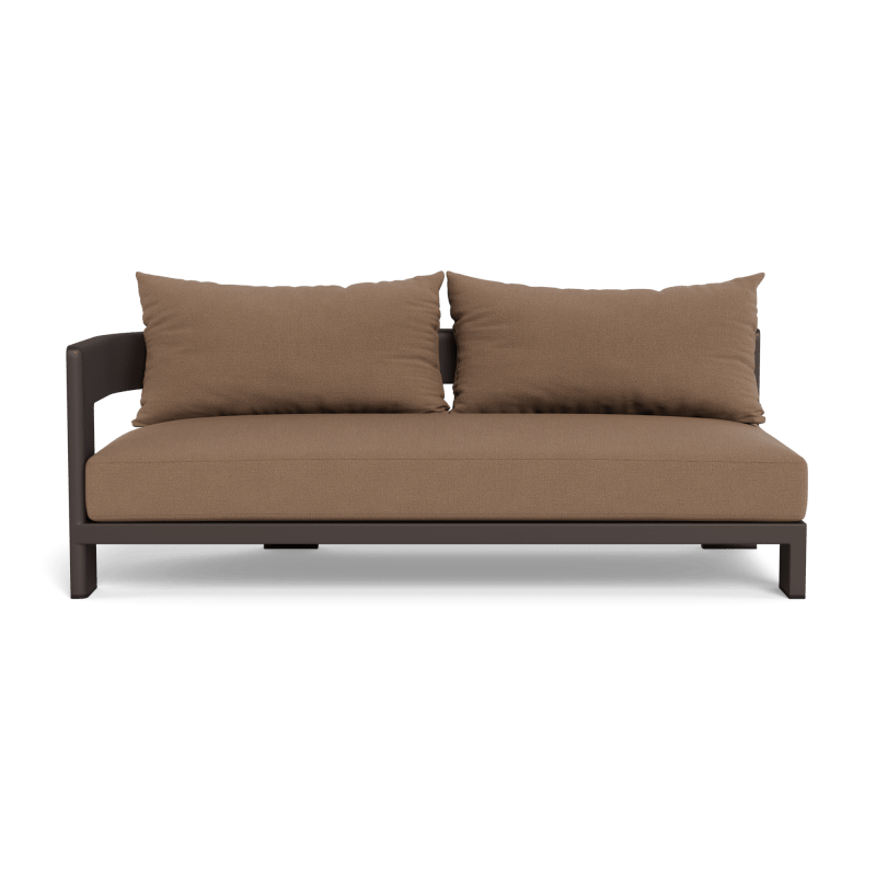 Victoria Aluminum 2 Seat 1 Arm Left