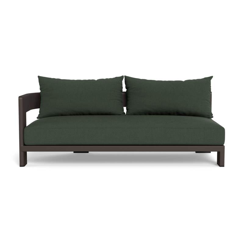 Victoria Aluminum 2 Seat 1 Arm Left