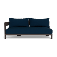 Victoria Aluminum 2 Seat 1 Arm Left