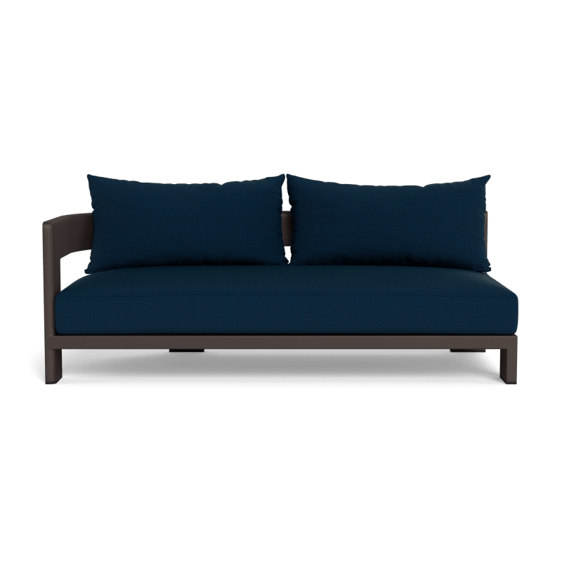 Victoria Aluminum 2 Seat 1 Arm Left