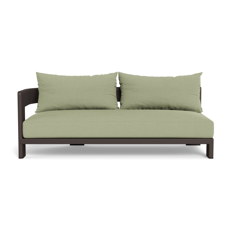 Victoria Aluminum 2 Seat 1 Arm Left