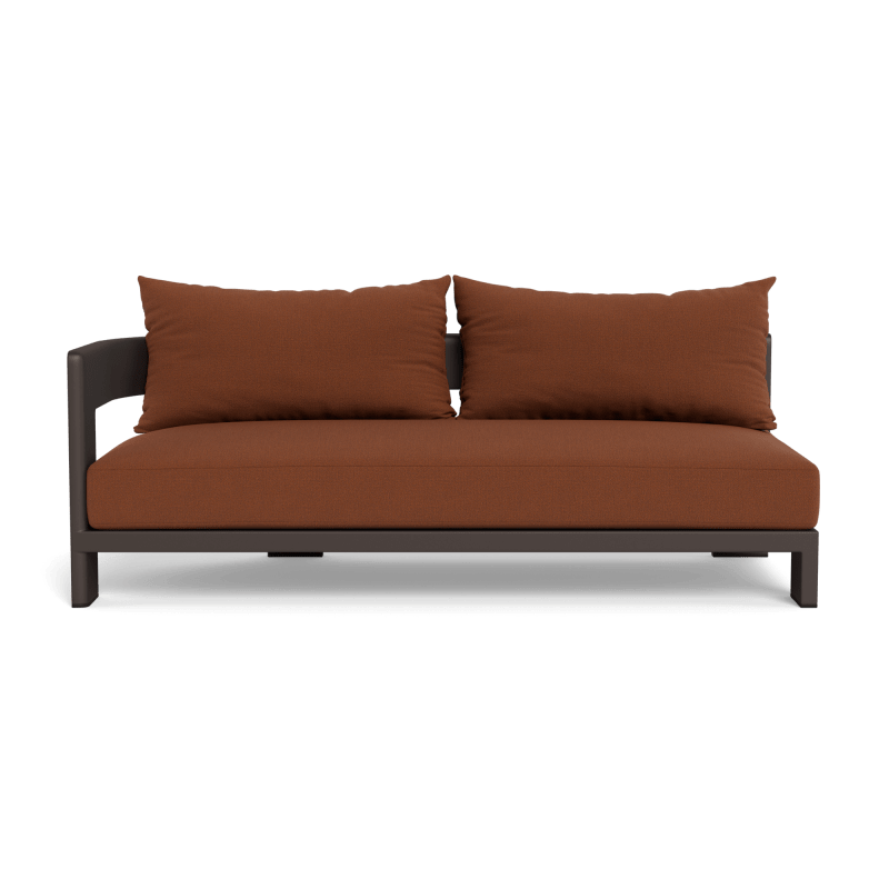 Victoria Aluminum 2 Seat 1 Arm Left