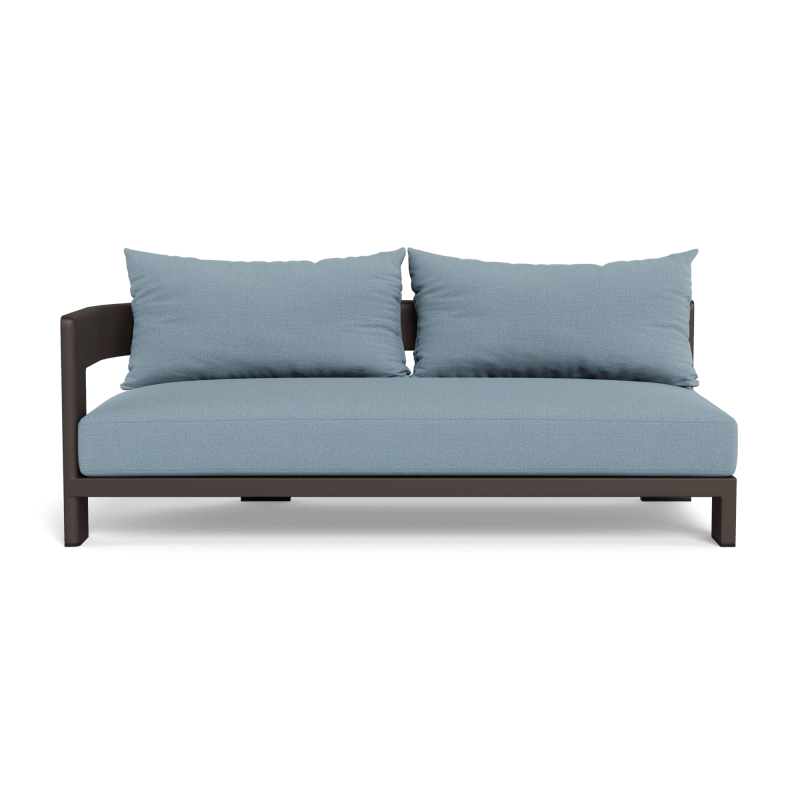 Victoria Aluminum 2 Seat 1 Arm Left