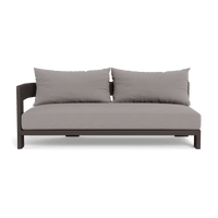 Victoria Aluminum 2 Seat 1 Arm Left