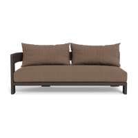 Victoria Aluminum 2 Seat 1 Arm Left