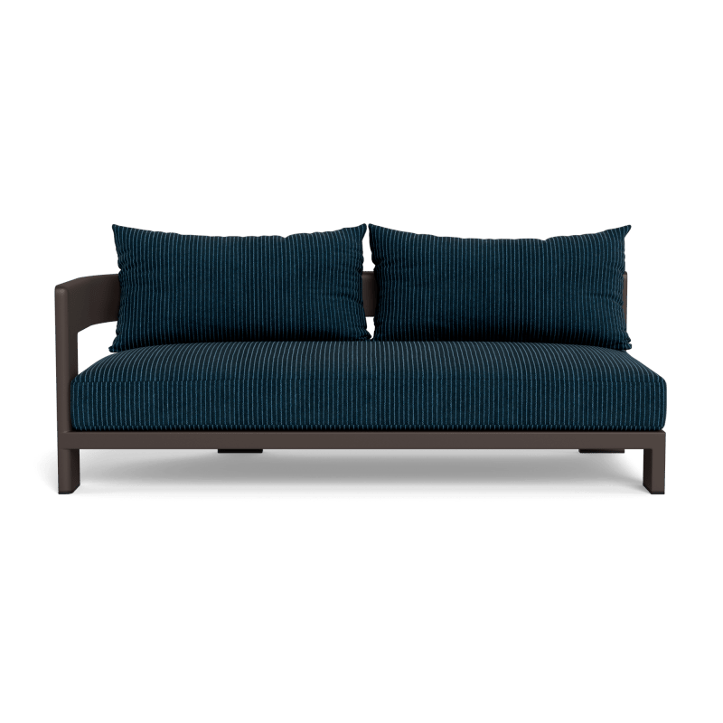 Victoria Aluminum 2 Seat 1 Arm Left