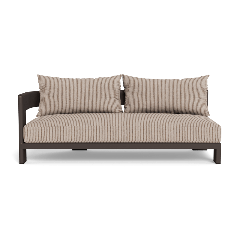 Victoria Aluminum 2 Seat 1 Arm Left