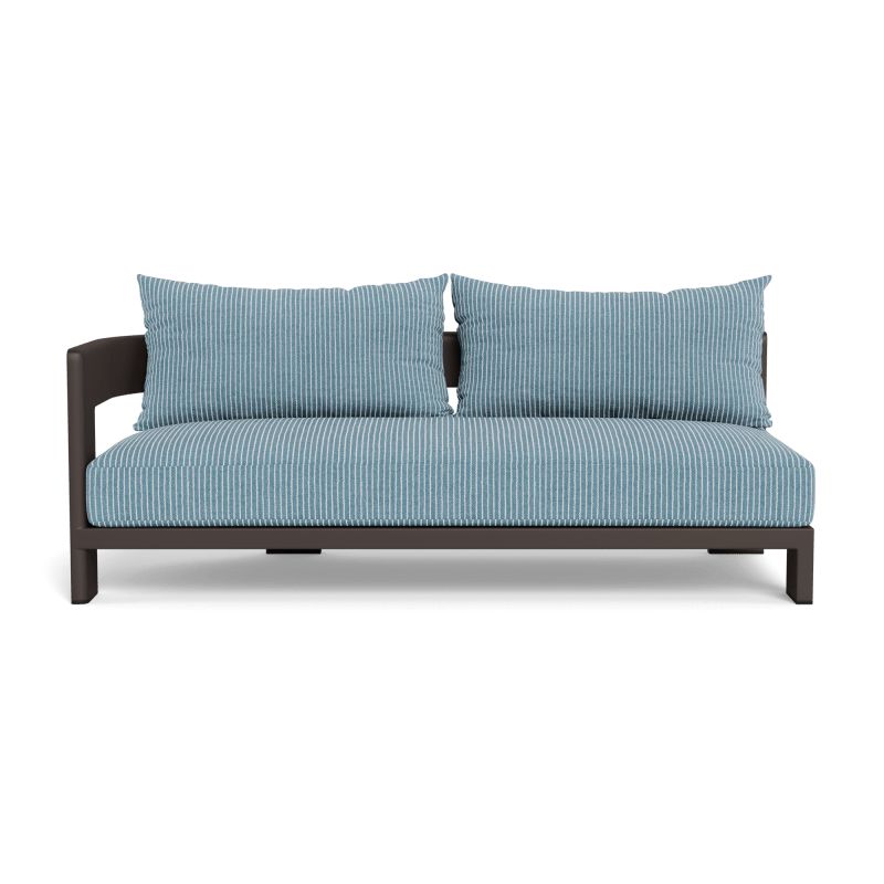 Victoria Aluminum 2 Seat 1 Arm Left