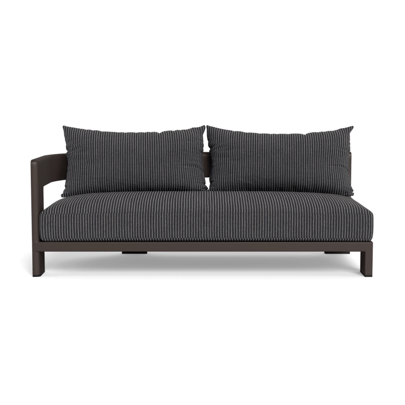 Victoria Aluminum 2 Seat 1 Arm Left