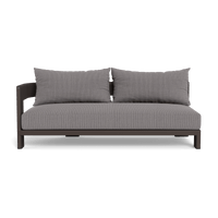 Victoria Aluminum 2 Seat 1 Arm Left