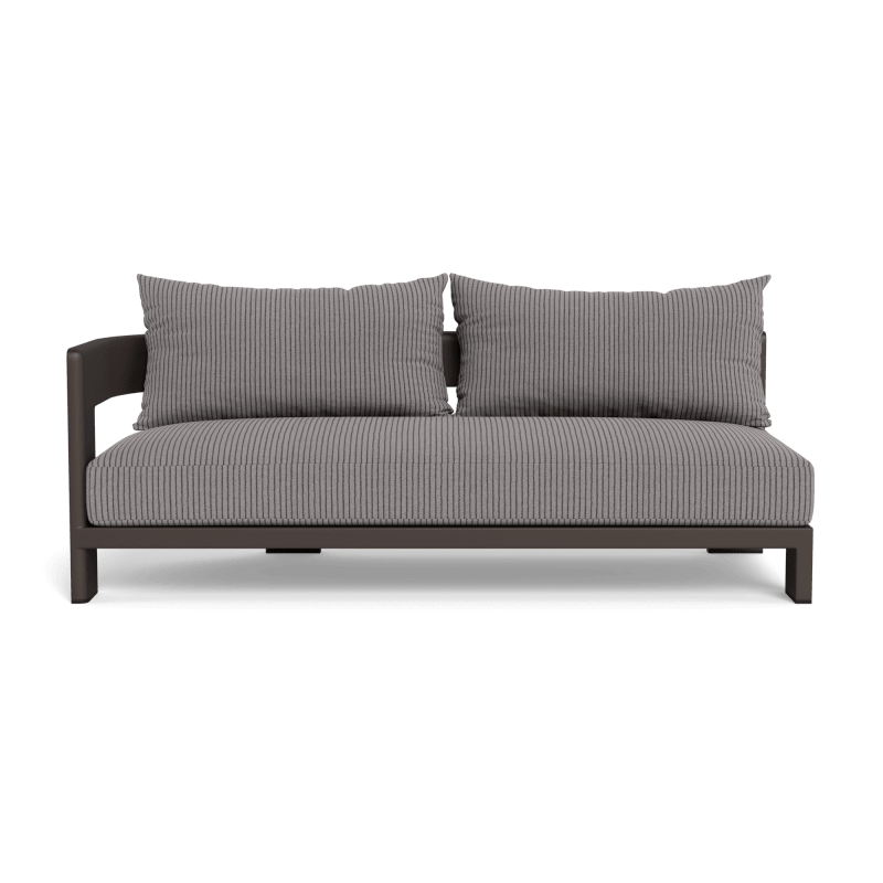 Victoria Aluminum 2 Seat 1 Arm Left