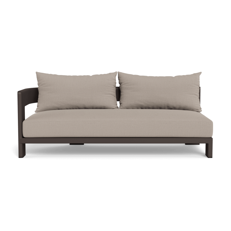 Victoria Aluminum 2 Seat 1 Arm Left