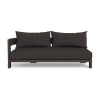 Victoria Aluminum 2 Seat 1 Arm Left