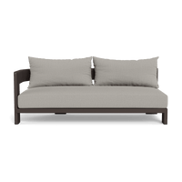 Victoria Aluminum 2 Seat 1 Arm Left