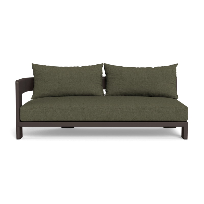 Victoria Aluminum 2 Seat 1 Arm Left
