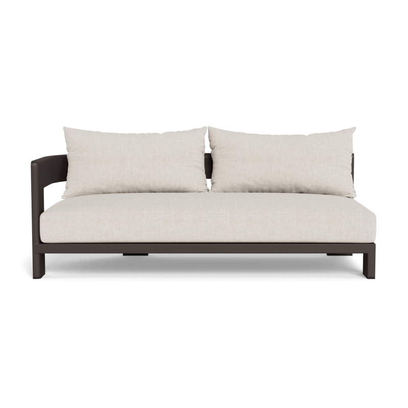 Victoria Aluminum 2 Seat 1 Arm Left