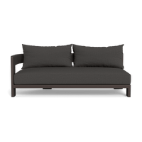 Victoria Aluminum 2 Seat 1 Arm Left