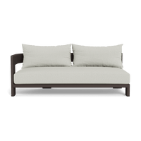 Victoria Aluminum 2 Seat 1 Arm Left