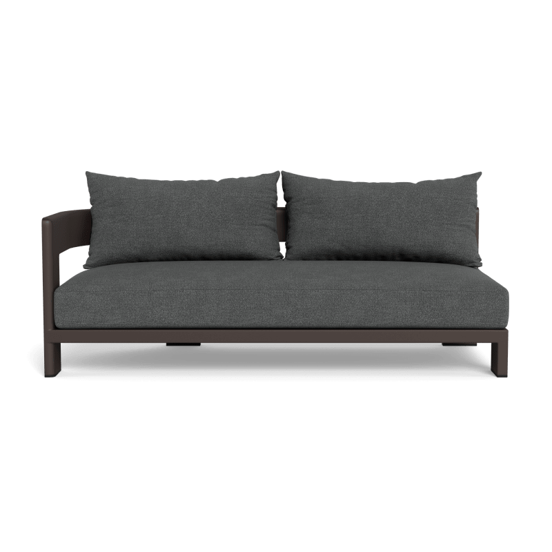 Victoria Aluminum 2 Seat 1 Arm Left