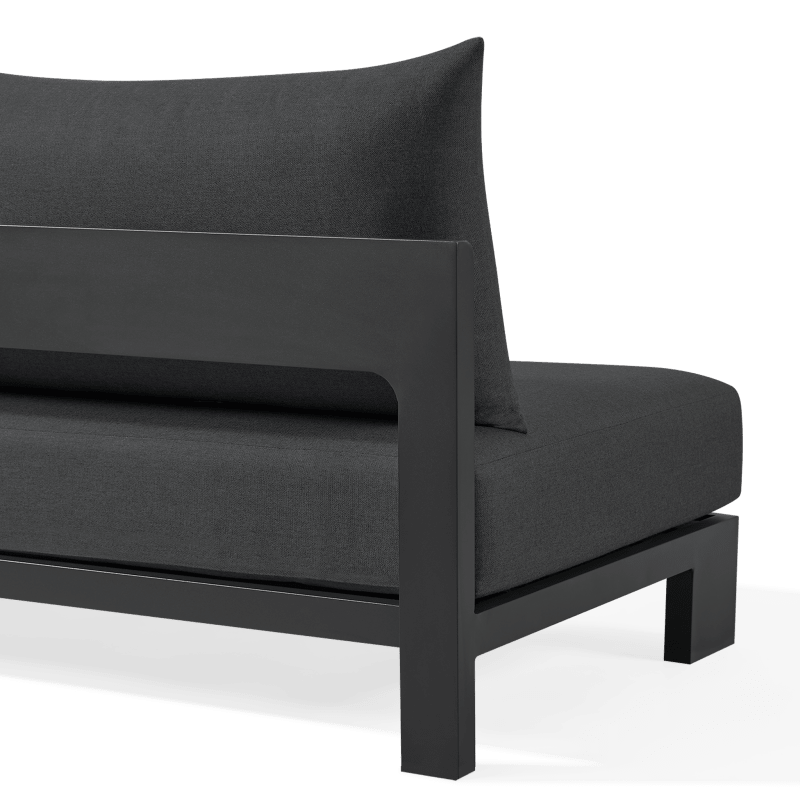 Victoria Aluminum 2 Seat 1 Arm Right