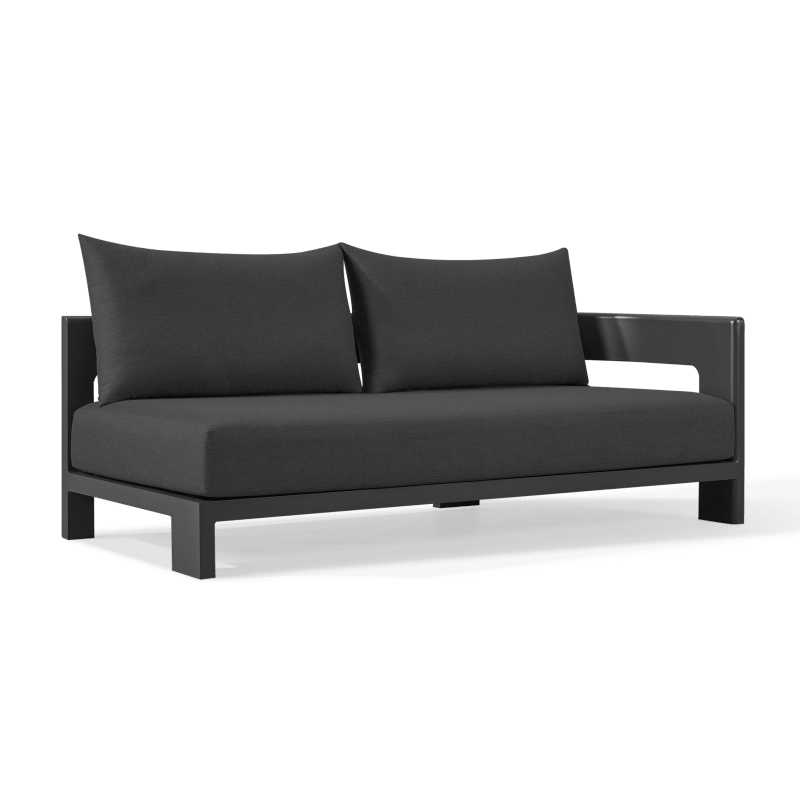 Victoria Aluminum 2 Seat 1 Arm Right