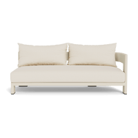 Victoria Aluminum 2 Seat 1 Arm Right