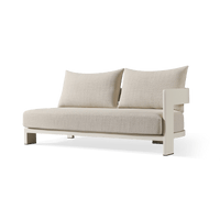 Victoria Aluminum 2 Seat 1 Arm Right