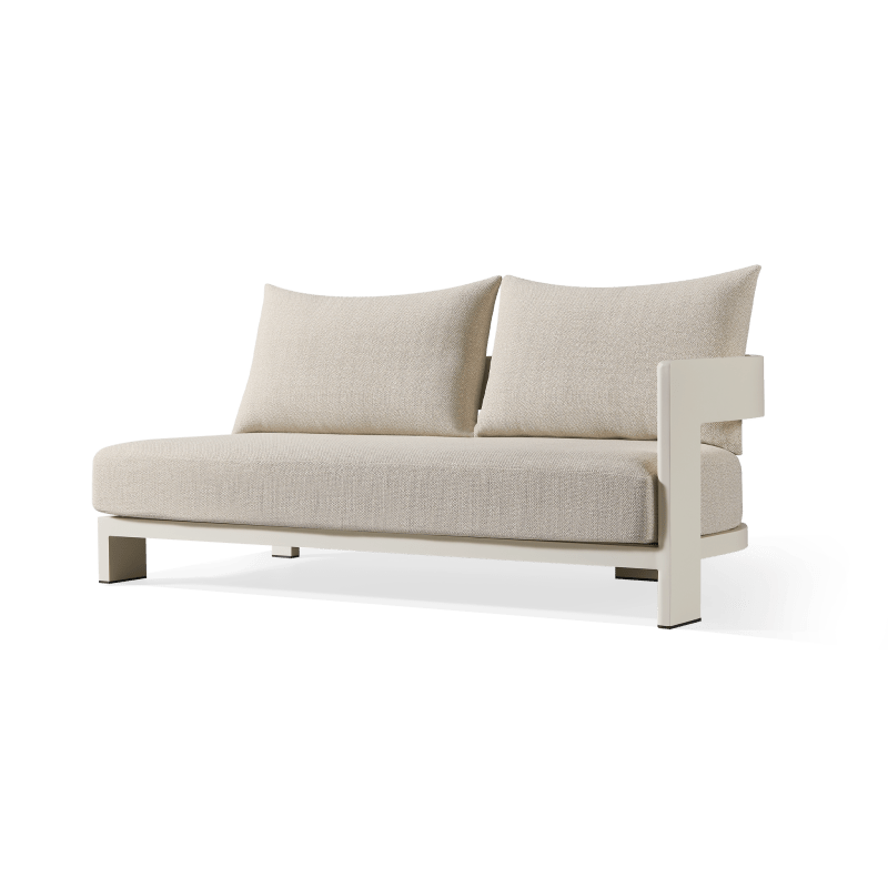Victoria Aluminum 2 Seat 1 Arm Right