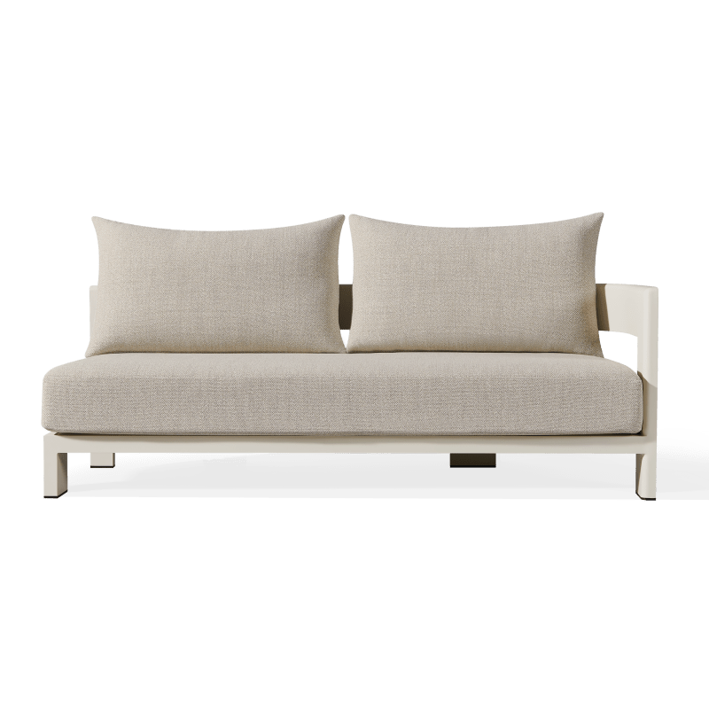 Victoria Aluminum 2 Seat 1 Arm Right