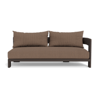 Victoria Aluminum 2 Seat 1 Arm Right