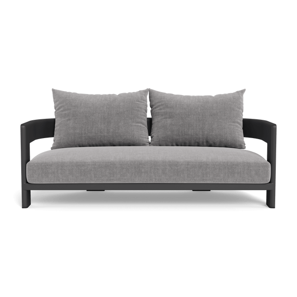 VICTORIA ALUMINUM 2 Seat Sofa | Aluminum Asteroid, Altona Dove,
