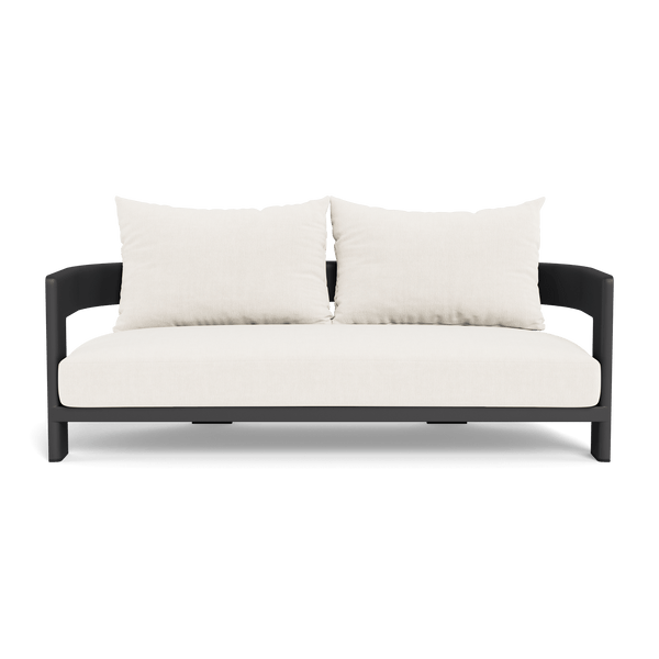 VICTORIA ALUMINUM 2 Seat Sofa | Aluminum Asteroid, Altona Snow,