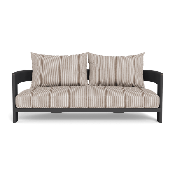 VICTORIA ALUMINUM 2 Seat Sofa | Aluminum Asteroid, Bateau Cocoon,