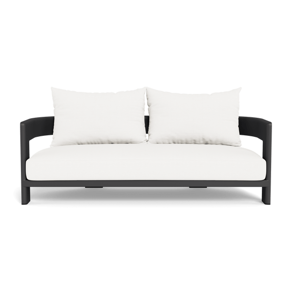 VICTORIA ALUMINUM 2 Seat Sofa | Aluminum Asteroid, Monterey Chalk,