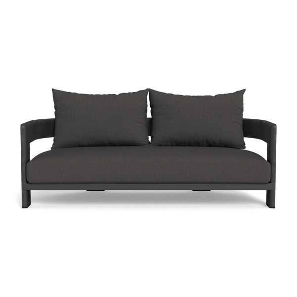 VICTORIA ALUMINUM 2 Seat Sofa | Aluminum Asteroid, Stirling Shadow,