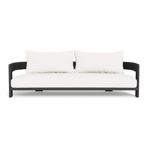 VICTORIA ALUMINUM 3 Seat Sofa | Aluminum Asteroid, Monterey Chalk,