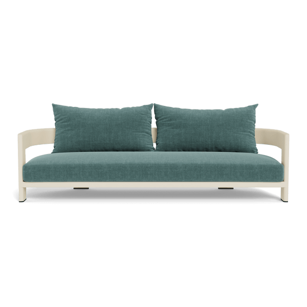 VICTORIA ALUMINUM 3 Seat Sofa | Aluminum Bone, Altona Dew,