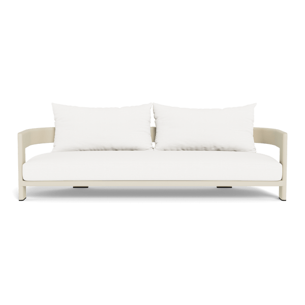 VICTORIA ALUMINUM 3 Seat Sofa | Aluminum Bone, Monterey Chalk,